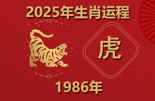 2025年屬虎人的全年運勢1986出生